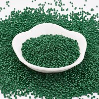TOHO Japanese Seed Beads, Round, 11/0 Opaque, Sea Green, 2x1.5mm, Hole: 0.5mm, about 933pcs/10g