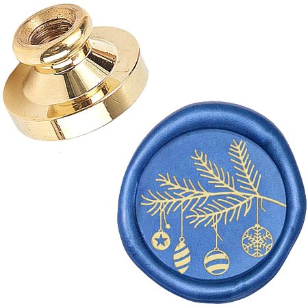 CRASPIRE Wax Seal Stamp Head Replacement Christmas Bell Removable Sealing Brass Stamp Head Olny for Creative Gift Envelopes Invitations Cards Decoration