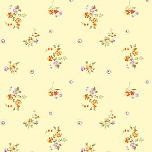 Miniature Wallpapers, for Dollhouse Bedroom Decoration, Rectangle, Flower Pattern, 297x210mm