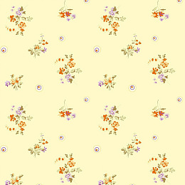 Miniature Wallpapers, for Dollhouse Bedroom Decoration, Rectangle, Flower Pattern, 297x210mm