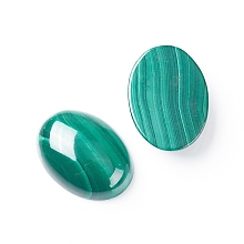 Honeyhandy Natural Malachite Cabochons, Oval, 18x13x5~5.5mm