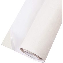 BENECREAT 15.7" x 78.7" Self-Adhesive Felt Fabric Shelf Liner for DIY Costume Making and Jewelry Drawer Box Fabric Peel Stick, 1mm Thick (Beige)