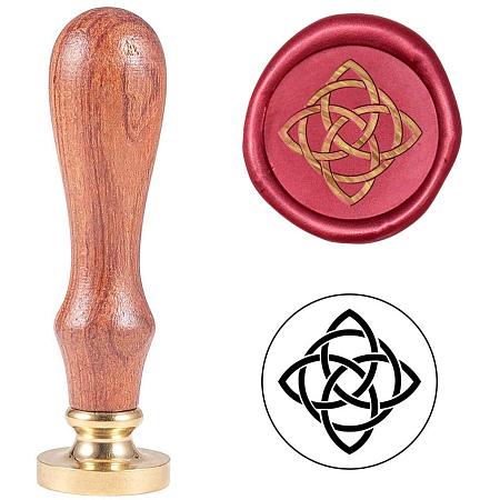 PH PandaHall Celtic Knot Wax Seal Stamp Vintage Retro Sealing Stamp for Embellishment of Envelopes, Party Invitation, Wine Packages, Gift Packing, Greeting Cards