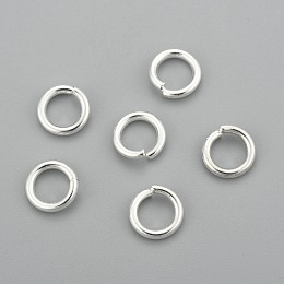 Honeyhandy 304 Stainless Steel Jump Rings, Open Jump Rings, Silver, 15 Gauge, 8x1.5mm, Inner Diameter: 5.2mm