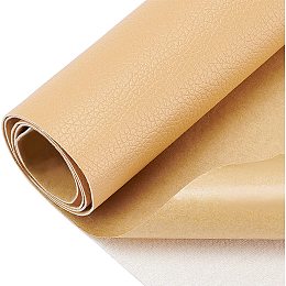 BENECREAT 12x24 Inches(30x60cm) Adhesive Leather Repair Patch for Sofa Couch Car Seat Furniture - BurlyWood, 0.8mm Thick