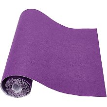 BENECREAT 15.7x78.7"(40cmx2m) Self-Adhesive Felt Fabric Purple Jewelry Box Lining for DIY Costume Making and Furniture Protection, 1mm Thick