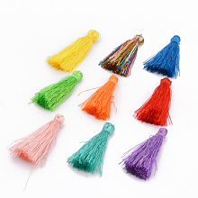 Honeyhandy Polyester Tassel Pendant Decorations, Mixed Color, 30~35mm