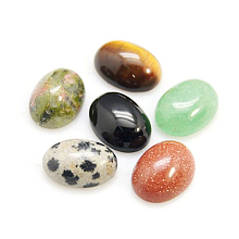 Honeyhandy Gemstone Cabochons, Oval, 8x6x3mm