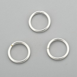 Honeyhandy 304 Stainless Steel Jump Rings, Open Jump Rings, Silver, 10x1.2mm, Inner Diameter: 8mm