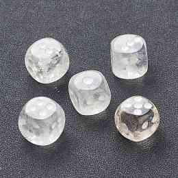 Honeyhandy Natural Quartz Crystal Cabochons, Dice, 15x15x15mm