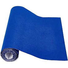 BENECREAT 15.7x78.7"(40cmx2m) Self-Adhesive Felt Fabric Royal Blue Jewelry Box Lining for DIY Costume Making and Furniture Protection, 1mm Thick