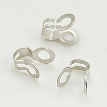 Honeyhandy Brass Ball Chain Connectors, Platinum Color, 8x0.5mm, Hole: 2.5mm