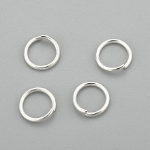 Honeyhandy 304 Stainless Steel Jump Rings, Open Jump Rings, Silver, 10x1mm, Inner Diameter: 8mm