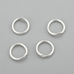 Honeyhandy 304 Stainless Steel Jump Rings, Open Jump Rings, Silver, 10x1mm, Inner Diameter: 8mm