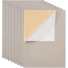 BENECREAT 12PCS Velvet (Antique White) Fabric Sticky Back Adhesive Felt Sheet11.5"x15.5", Self-Adhesive, Durable and Water Resistant, Multi-purpose, Ideal for Art and Craft Making