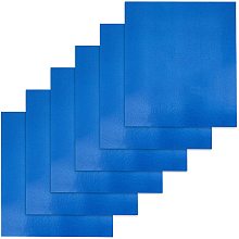 GORGECRAFT 6pcs Transfer Vinyl Sheets HTV Glitter Heat Transfer Sheets for DIY T-Shirts Hat Clothing Home Decoration Letters Scrapbooking, Blue