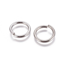 Honeyhandy 304 Stainless Steel Jump Rings, Open Jump Rings, Stainless Steel Color, 10 Gauge, 20x2.5mm, Inner Diameter: 15mm