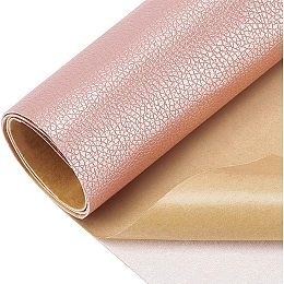 BENECREAT 12x24 Inches(30x60cm) Adhesive Leather Repair Patch for Sofa Couch Car Seat Furniture - Rose Gold, 0.8mm Thick