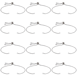 SOFPLATE 12Pcs Rack Plating Adjustable Brass Slider Bracelet Making, with Cubic Zirconia, Long-Lasting Plated, Lead Free & Cadmium Free, Fit for Connector Charms, Platinum, Single Chain Length: 12.5cm, Hole: 1mm