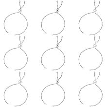 UNICRAFTALE 10pcs 304 Stainless Steel Slider Bracelet Bolo Bracelets Makings with Box Chains for DIY Jewelry Making Handmaking