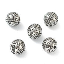 Honeyhandy 304 Stainless Steel Beads, Round, Stainless Steel Color, 9.5x9mm, Hole: 1.5mm