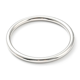 Honeyhandy 304 Stainless Steel Simple Thin Plain Bangle for Women, Stainless Steel Color, Inner Diameter: 2-3/8 inch(5.95cm)