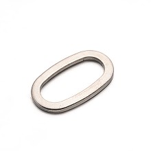 Honeyhandy Oval 304 Stainless Steel Linking Rings, Stainless Steel Color, 20x11x1.2mm