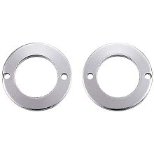 UNICRAFTALE 200pcs Stainless Steel Links Circle Shape Links Small Hole Connectors Ring for Earring Bracelet Necklace Jewelry Making 13x1mm, Hole 1mm