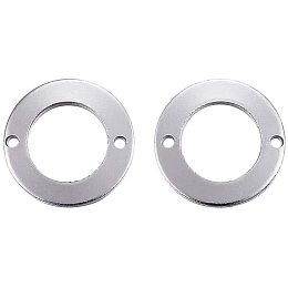 UNICRAFTALE 200pcs Stainless Steel Links Circle Shape Links Small Hole Connectors Ring for Earring Bracelet Necklace Jewelry Making 13x1mm, Hole 1mm