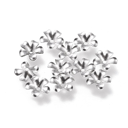 Honeyhandy 304 Stainless Steel Links Connectors, Bowknot, Stainless Steel Color, 8x12x3mm, Hole: 1mm