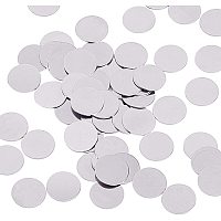 BENECREAT 300Pcs 0.5" 316 Stainless Steel Round Stamping Blanks with Storage Box for Jewelry Making and Name ID Tags, 0.5mm Thick
