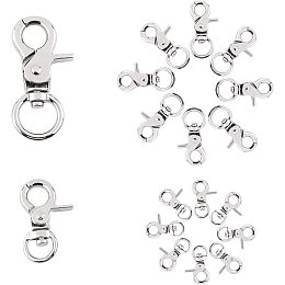 Pandahall 6Pcs Brass Mixed Shapes Screw Carabiner Lock Charms Clasps Golden  Brass Micro Pave Clear Cubic Zirconia Keychain Clip Hook for Necklaces