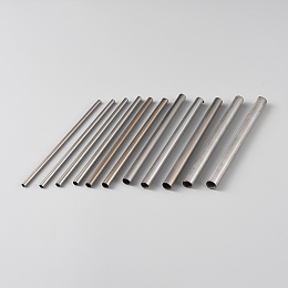 PandaHall Elite Stainless Steel Wire Winding Rods, Hollow, Multifunctional Tools, Wire Wrapping Tool, Stainless Steel Color, 13~13.1x0.4~1cm, Inner Diameter: 0.35~0.95cm, 11pcs/bag