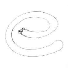 ARRICRAFT 10pcs 304 Stainless Steel Snake Chain Necklaces, with Lobster Claw Clasps, Stainless Steel Color, 19.9"(50.5cm); 0.9mm