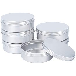 Mimi Pack 24 Pack Tins 4 oz Shallow Round Tins with Solid Slip Lids Empty  Tin Containers Cosmetics Tins Party Favors Tins and Food Storage Containers