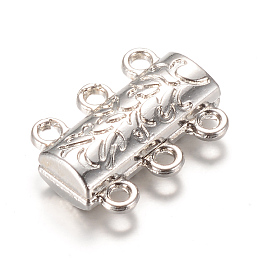 40 Pieces Jewelry Magnetic Clasps Column Round Magnetic Clasps Magnetic Clasp Connectors Magnet Bracelet Extenders Magnetic Locking Clasp for Bracelet