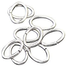 UNICRAFTALE 500pcs Oval Stainless Steel Jump Rings Close But Unsoldered Rings Hoop Connectors for Jewelry Making Accessory Findings 9.6x6.5x1mm