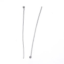 NBEADS 300pcs 304 Stainless Steel Headpins, Stainless Steel Color