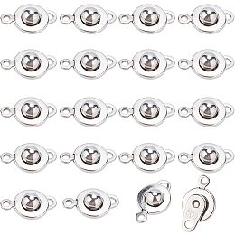 1Box 60pcs 2 Colors S-Hook Necklace Clasp 304 Stainless Steel Chain Clasps  Metal S Hooks Clasps Golden & Stainless Steel Color Connectors S-Shaped