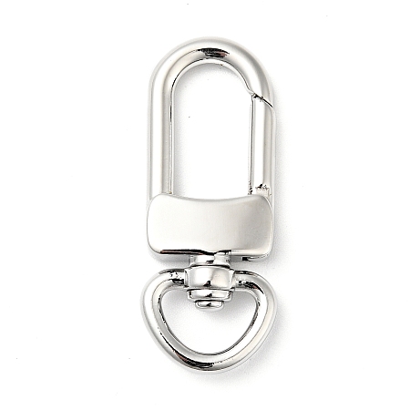 Honeyhandy 304 Stainless Steel Swivel Clasps, Swivel Snap Hook, Stainless Steel Color, 36x14x6mm, Hole: 8x7mm