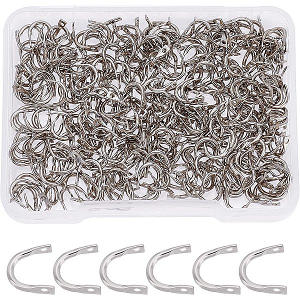 SUPERFINDINGS 300Pcs Fishing Spinner Clevis U Shaped Spinnerbait Clevis ...