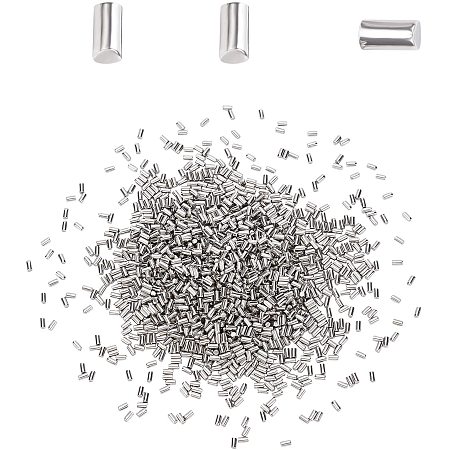 SUPERFINDINGS About 4400Pcs Stainless Steel Polished Beads 4/25x2/25Inch Column Tumbling Media Pins Burnishing Media Shot for Rust Removal,Rough Polishing,Precsion Polishing,Jewelry Polishing