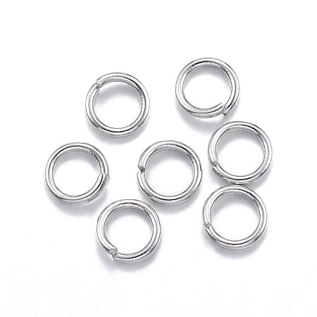 Honeyhandy 304 Stainless Steel Open Jump Rings, Stainless Steel Color, 24 Gauge, 3x0.5mm, Inner Diameter: 2mm