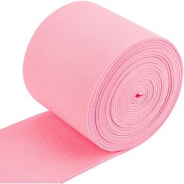 BENECREAT 19.7ftx5.5" Felt Fabric Craft Pink Nonwoven Felt Roll Padding Felt Fabric for Cushion, DIY Craft, Patchwork Sewing, 3mm Thick