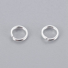 Honeyhandy 304 Stainless Steel Jump Rings, Open Jump Rings, Silver Color Plated, 20 Gauge, 5x0.8mm, Inner Diameter: 3.5mm