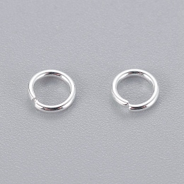 Honeyhandy 304 Stainless Steel Jump Rings, Open Jump Rings, Silver Color Plated, 20 Gauge, 5x0.8mm, Inner Diameter: 3.5mm