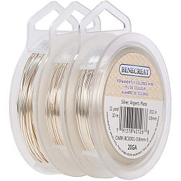 UNICRAFTALE 1 Roll About 10m 0.7mm Stainless Steel Wire Golden Tarnish  Steel Wire for Jewelry Making 