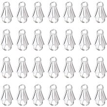 SUNNYCLUE 1 Box 200Pcs Pinch Bails Snap on Bails Bulk Pinch Clip Bail Clasp Small Pendant Clasp Bail Connector Bail Hooks 8mm Silver Pinch Claw Clasps for Jewelry Making Supplies DIY Necklace Crafts