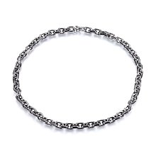 Honeyhandy 304 Stainless Steel Cable Chain Necklaces, with Toggle Clasps, Antique Silver, 23.62 inch(60cm), 9.5mm