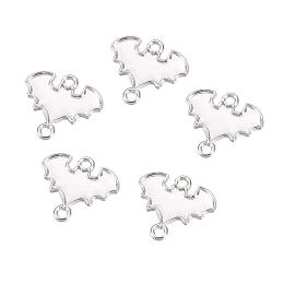 ARRICRAFT 100pcs Bat Shape Alloy Links Metal Link Beads for Bracelet Necklace Jewelry Making, Antique Silver